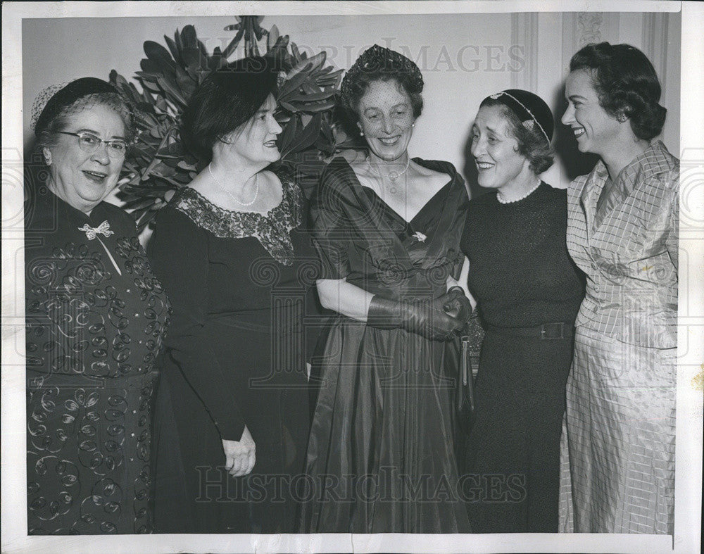 1953 Press Photo Mrs Stephen Mitchell Dorothy Vreadenburgh Dem Nat&#39;l Committee - Historic Images