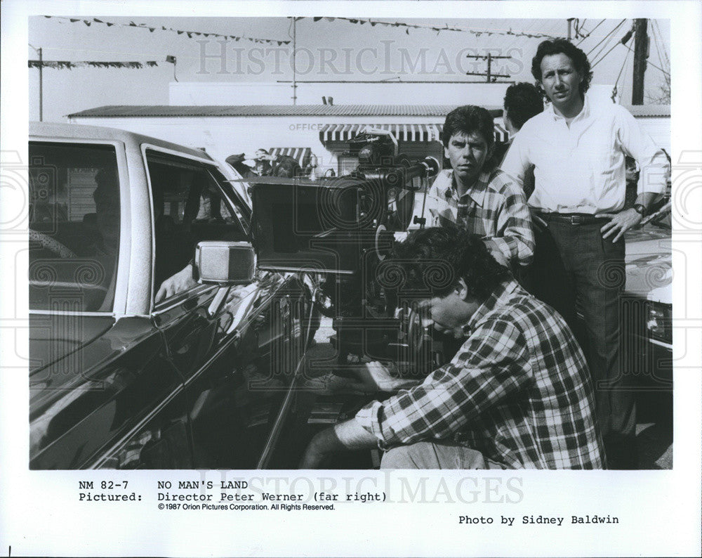 1987 Press Photo No mans Land Director Peter Werner - Historic Images