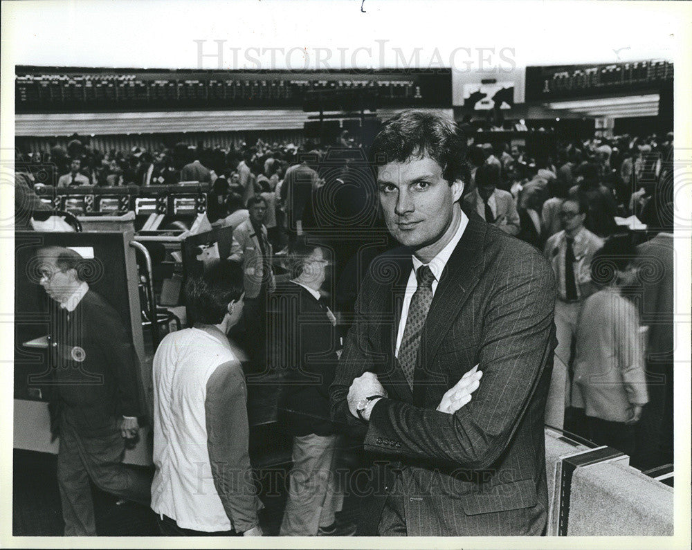 1987 Press Photo Scott Early, legal counsel for the Board of Trade - Historic Images