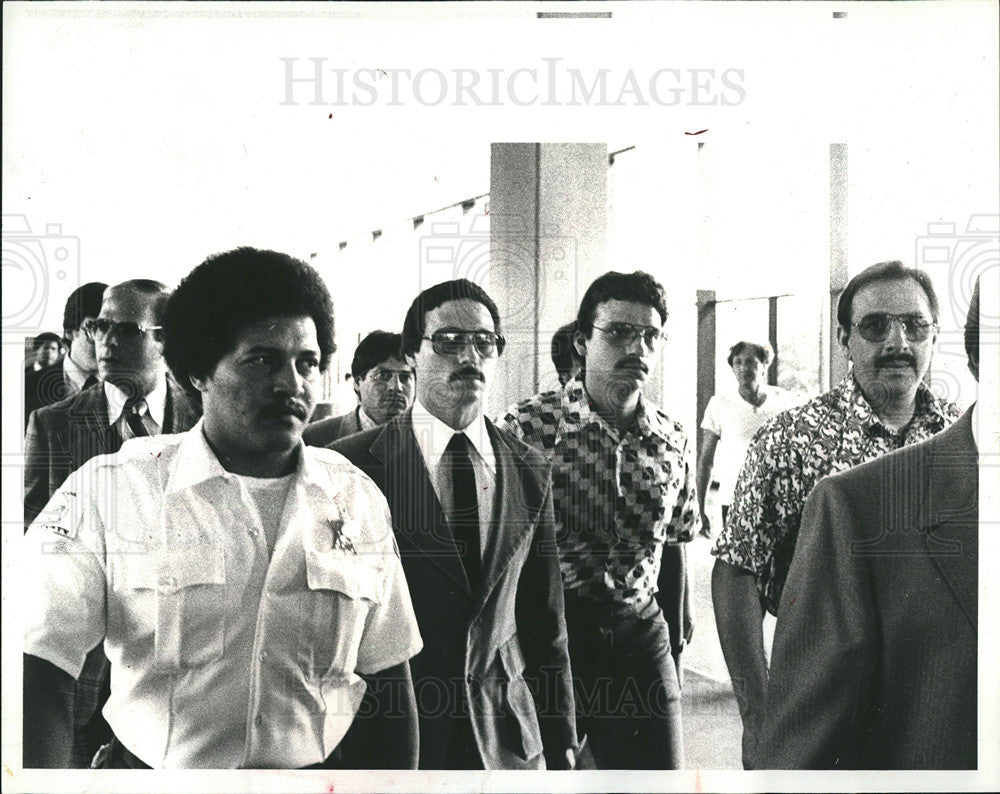 1980 Press Photo Fred Earullo criminal court death case - Historic Images