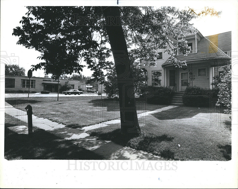 1988 Press Photo Home Of Crete Township Clerk Winifern Easterday Office - Historic Images