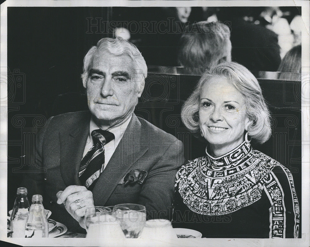 1973 Press Photo Last Tango In Paris Opening Attendees Mr Mrs Bradley Eben - Historic Images