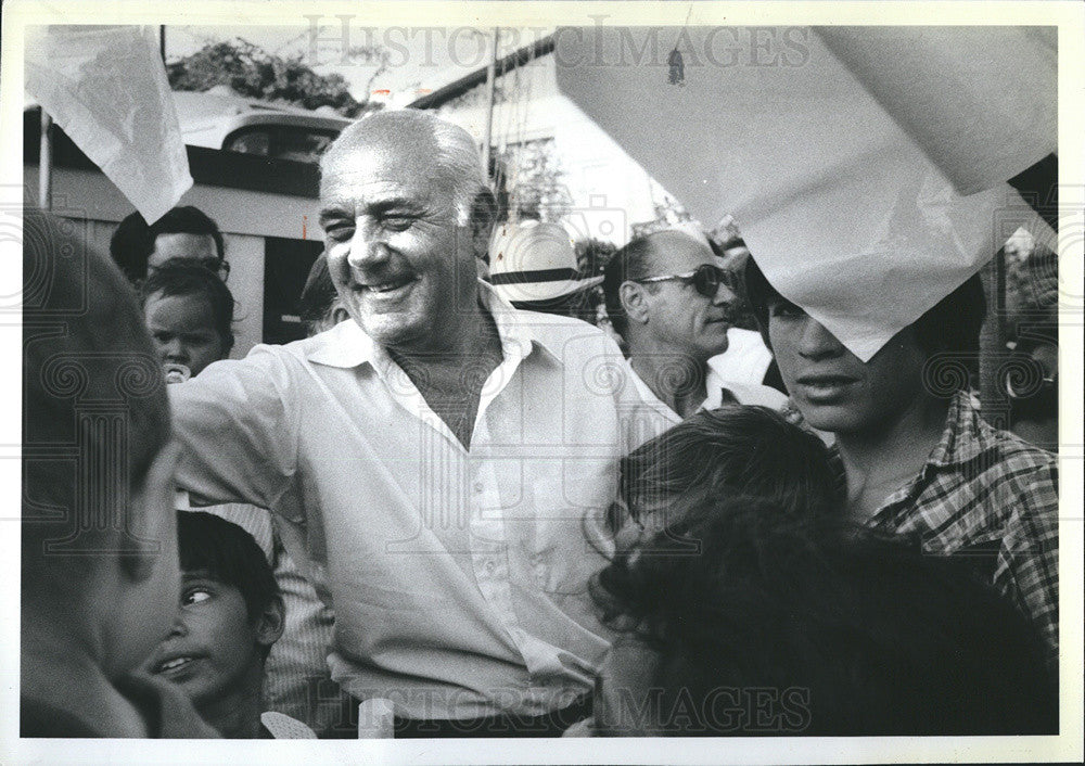 1982 Press Photo Rafael Angel Calderon former Costa Rican president - Historic Images