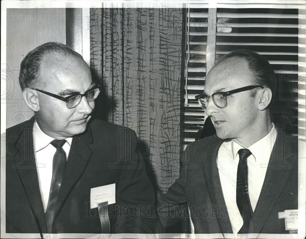 1964 Press Photo Frederick Eckeblad, Professor of Statistics, Northwestern Univ - Historic Images