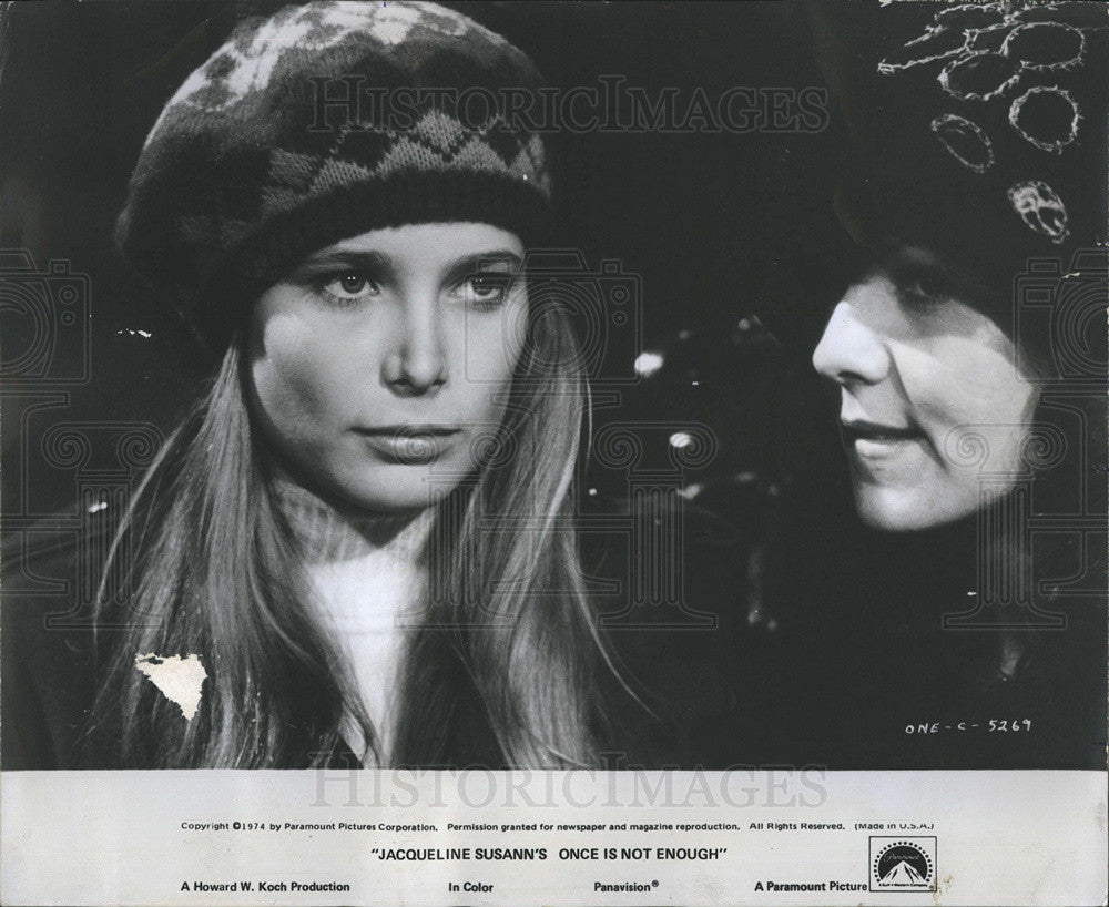 1975 Press Photo COPY Deborah Raffin As January in &quot;Once Is Not Enough&quot; - Historic Images