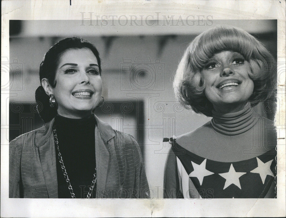 1982 Press Photo Ann Miller-Carol Channing Guest Star In The Love Boat Follie - Historic Images