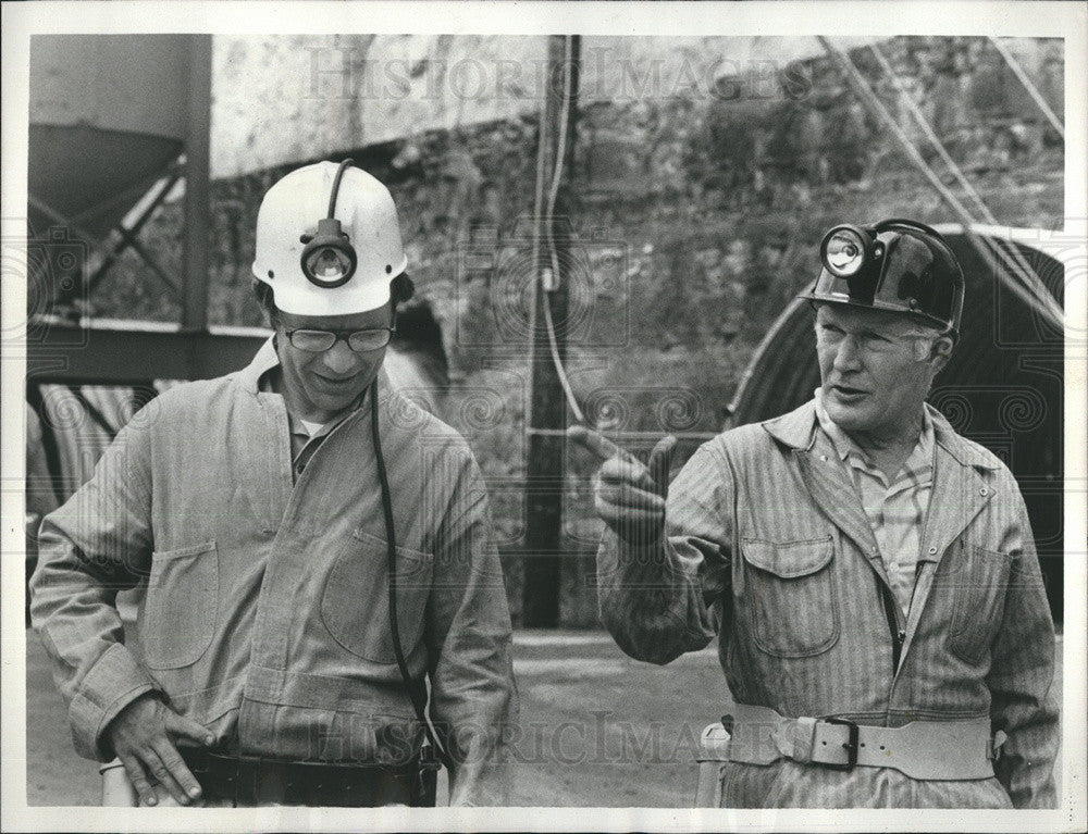 1979 Press Photo Arnold Miller And  Jim Kincaid On ABC Close Up On West Virginia - Historic Images