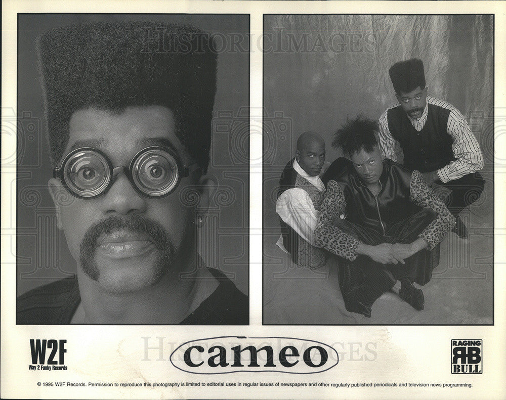 1995 Press Photo Cameo R&amp;B Funk Soul Band Musicians Way 2 Funky Records Artist - Historic Images