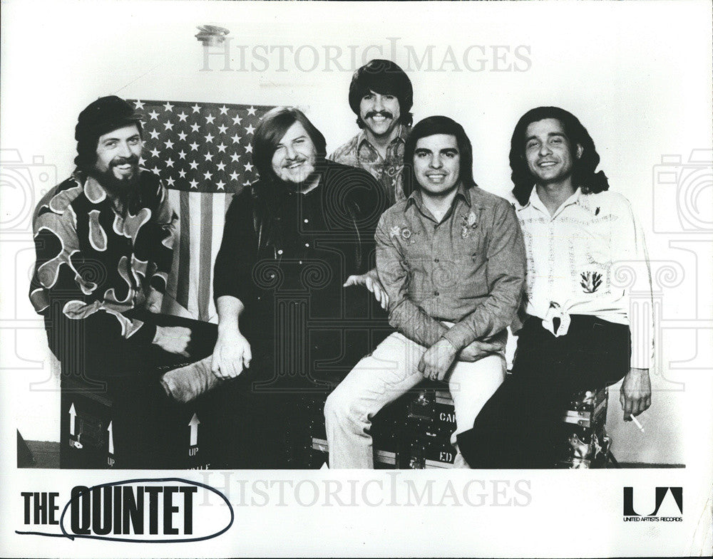 1971 Press Photo The Quintet Band - Historic Images