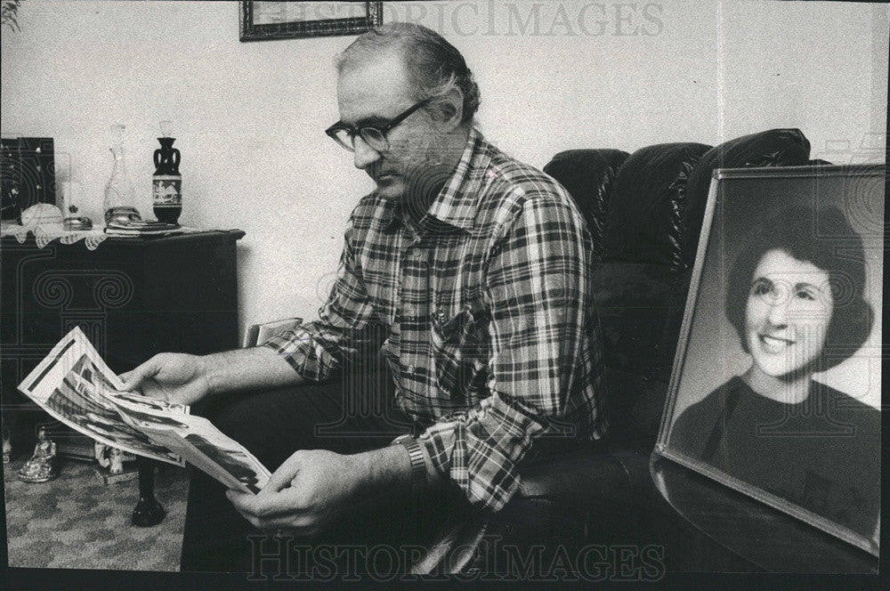 1979 Press Photo of Joe Montagne, brother of Tehran hostage, Elisabeth Montagne - Historic Images