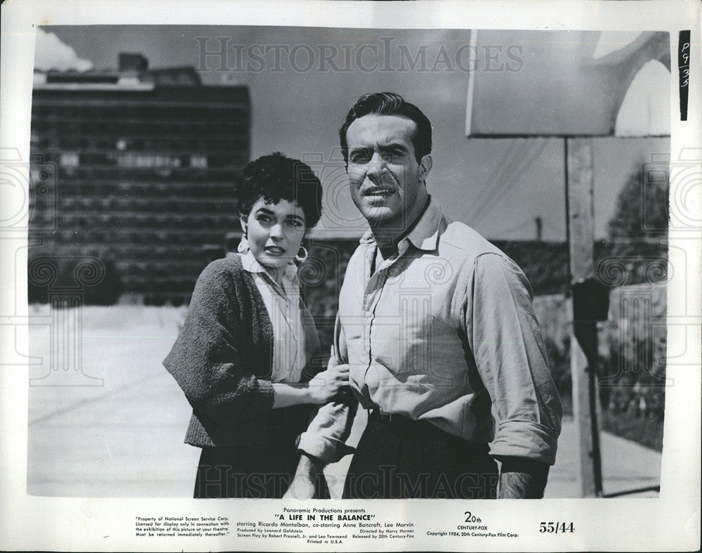 Press Photo Anne Bancroft and Ricardo Montalban Star in "A Life in the Balance" - Historic Images