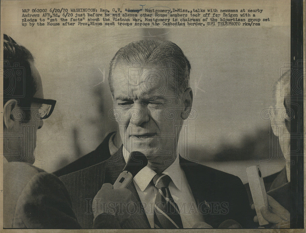 1970 Press Photo Rep. g.v. Montgomery - Historic Images