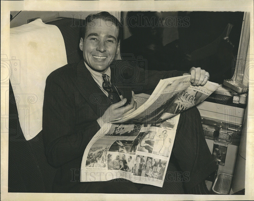 1940 Press Photo Douglas Montgomery Actor - Historic Images