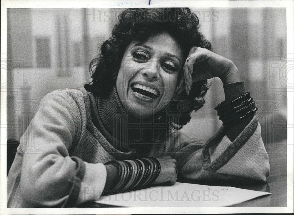 1978 Press Photo Actress/Dancer Rita Moreno Candid Laughing - Historic Images