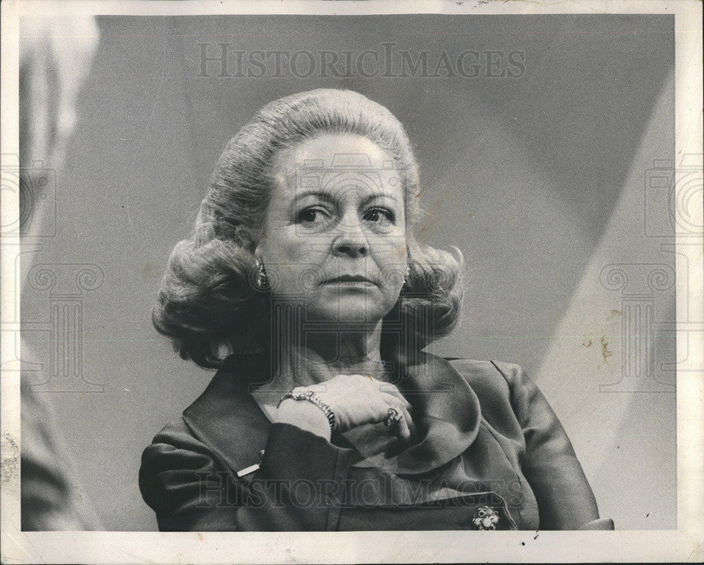 1974 Press Photo Martha Mitchell Chicago - Historic Images