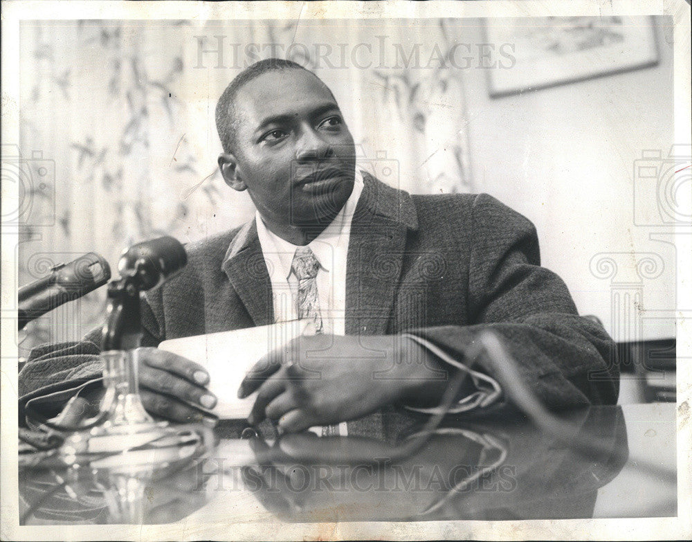 1964 Press Photo Rev Henry Mitchell Pastor, North Star Missionary Baptist Church - Historic Images