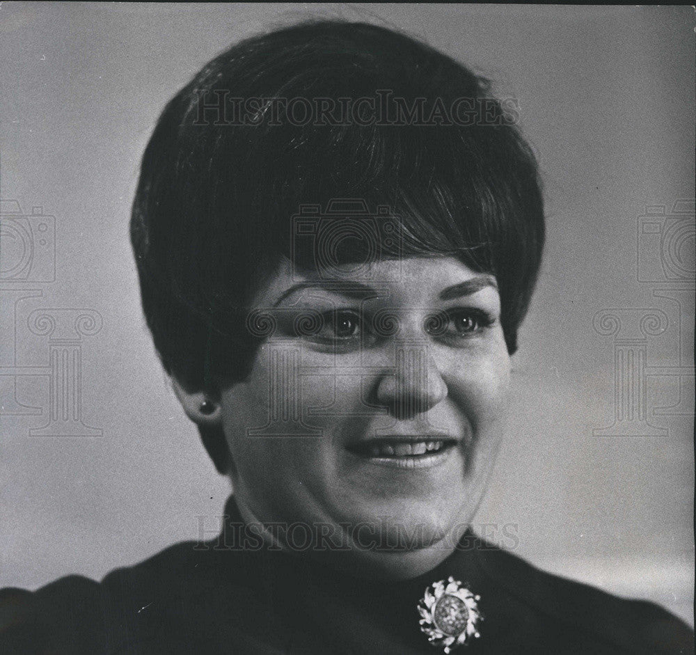 1968 Press Photo Hubert Humphrey&#39;s daughter, Mrs. Bruce Solomonson - Historic Images