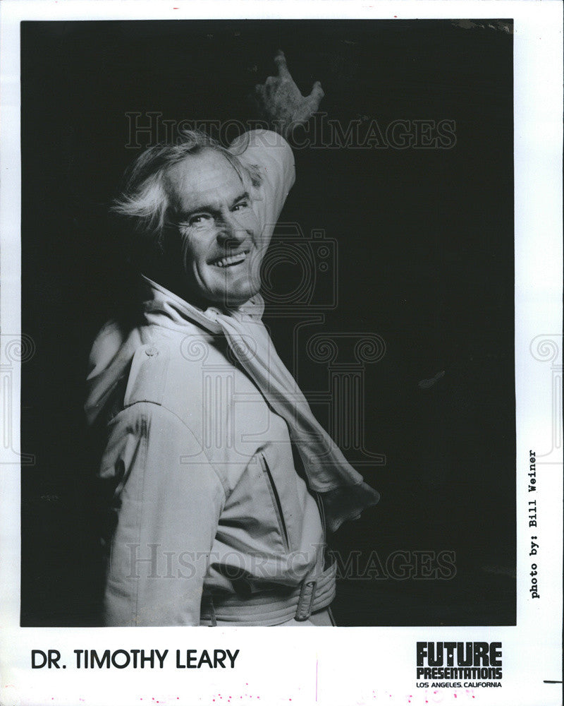 1980 Press Photo Dr.Timothy Leary at Bahamas Underground - Historic Images