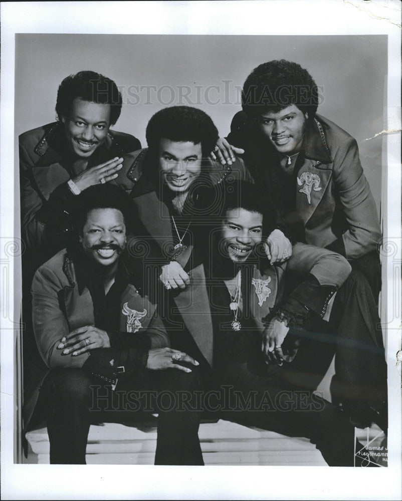 1977 Press Photo The Spinners - Historic Images