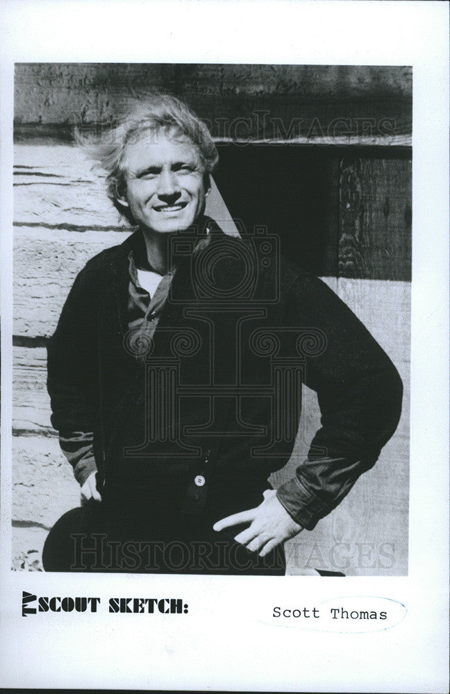 1974 Press Photo Actor Scott Tomas - Historic Images