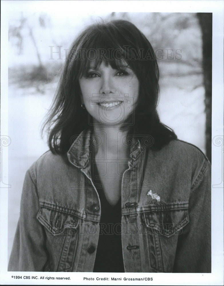 1994 Press Photo Actress Marlo Thomas In CBS Television Sunday Movie Reunion - Historic Images