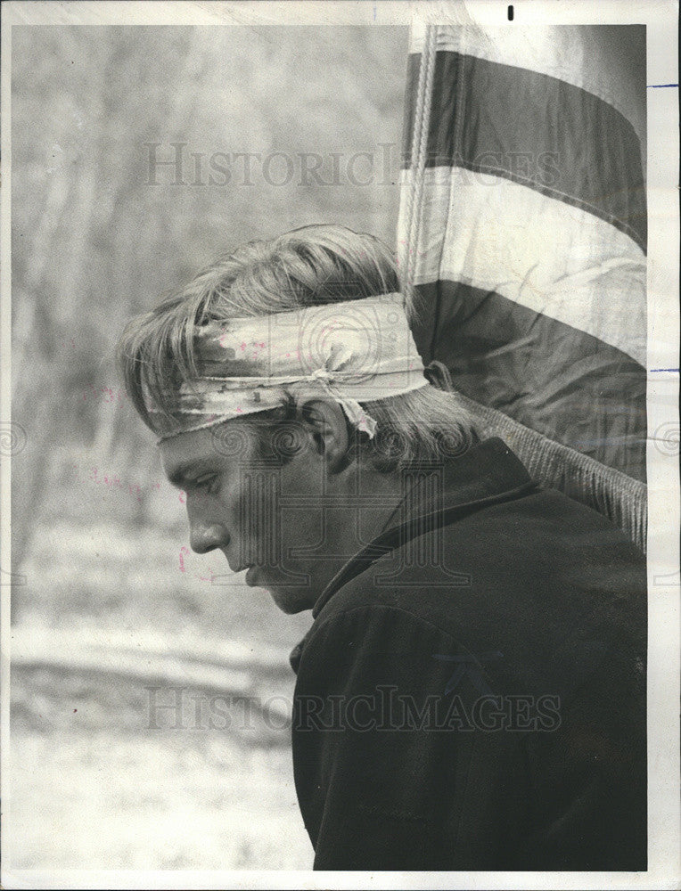 1974 Press Photo Actor Richard Thomas In Television Movie Red Badge Of Courage - Historic Images