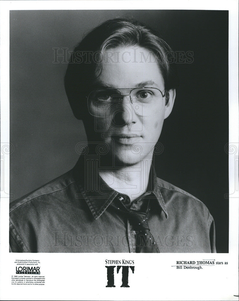 1990 Press Photo Richard Thomas Stars As Bill Denbrough In Stephen King&#39;s &quot;It&quot; - Historic Images