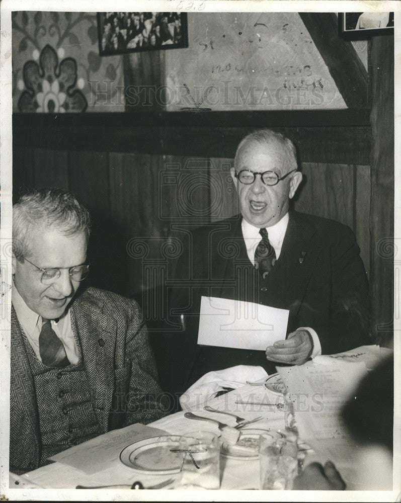 Press Photo Mr. Thomson and Mr. Finnegan - Historic Images