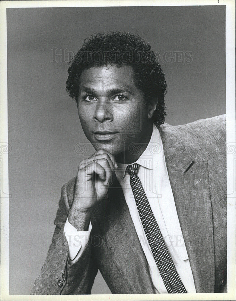 1986 Press Photo Philip Michael Thomas Miami Vice - Historic Images