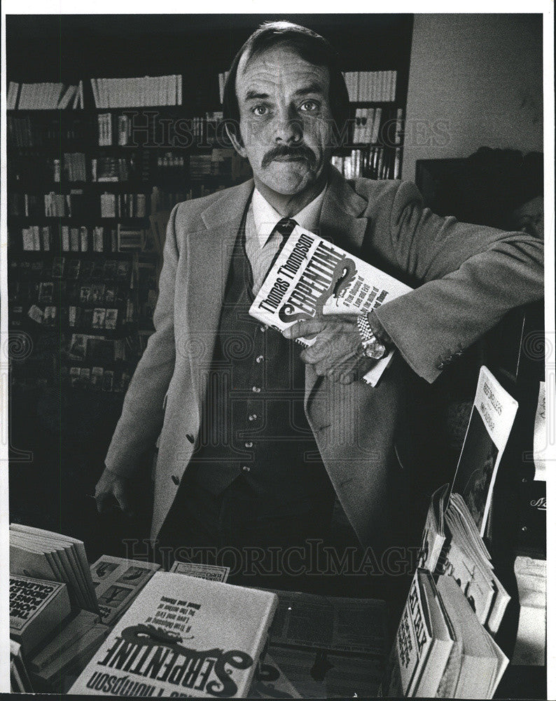 1979 Press Photo Thomas Thompson author Serpentine - Historic Images