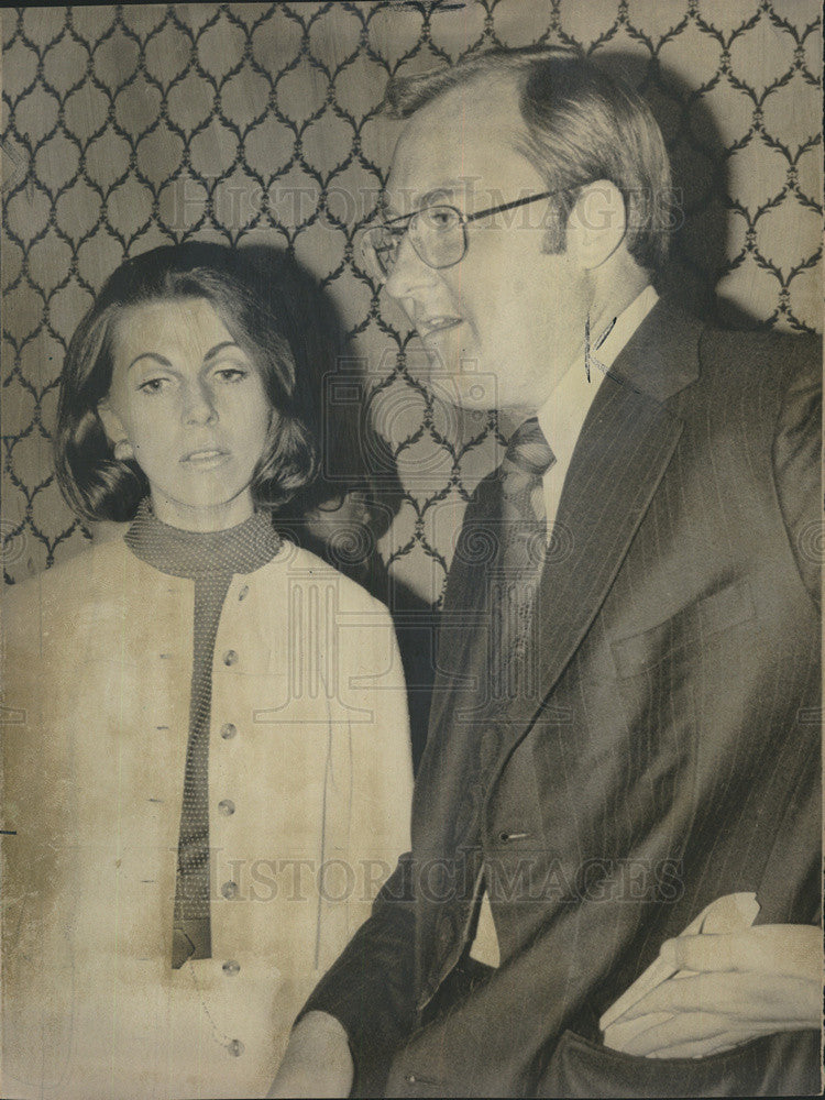 1975 Press Photo Former US Atty. James R. Thompson with Prosecutor Jayne Carr - Historic Images