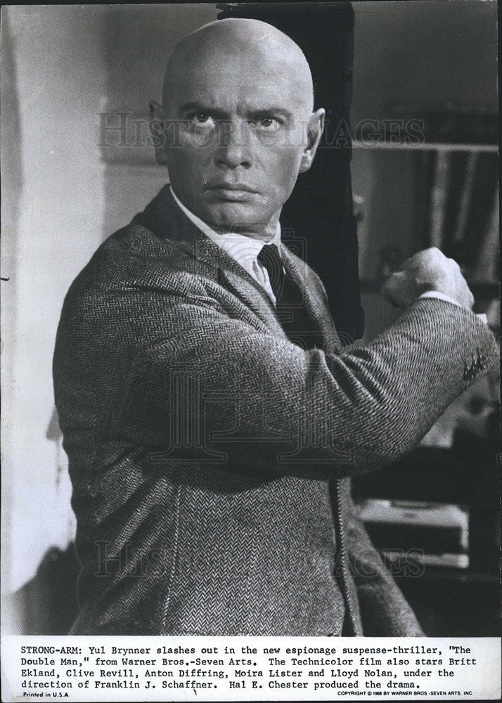 Press Photo Yul Brynner - Historic Images