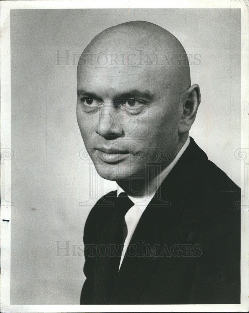 1975 Press Photo Yul Brynner - Historic Images