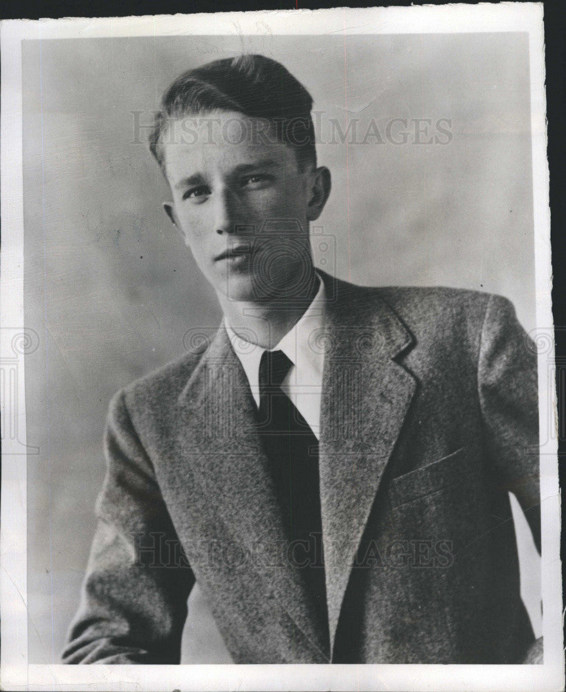 1950 Press Photo Prince Baudin of Belgium - Historic Images
