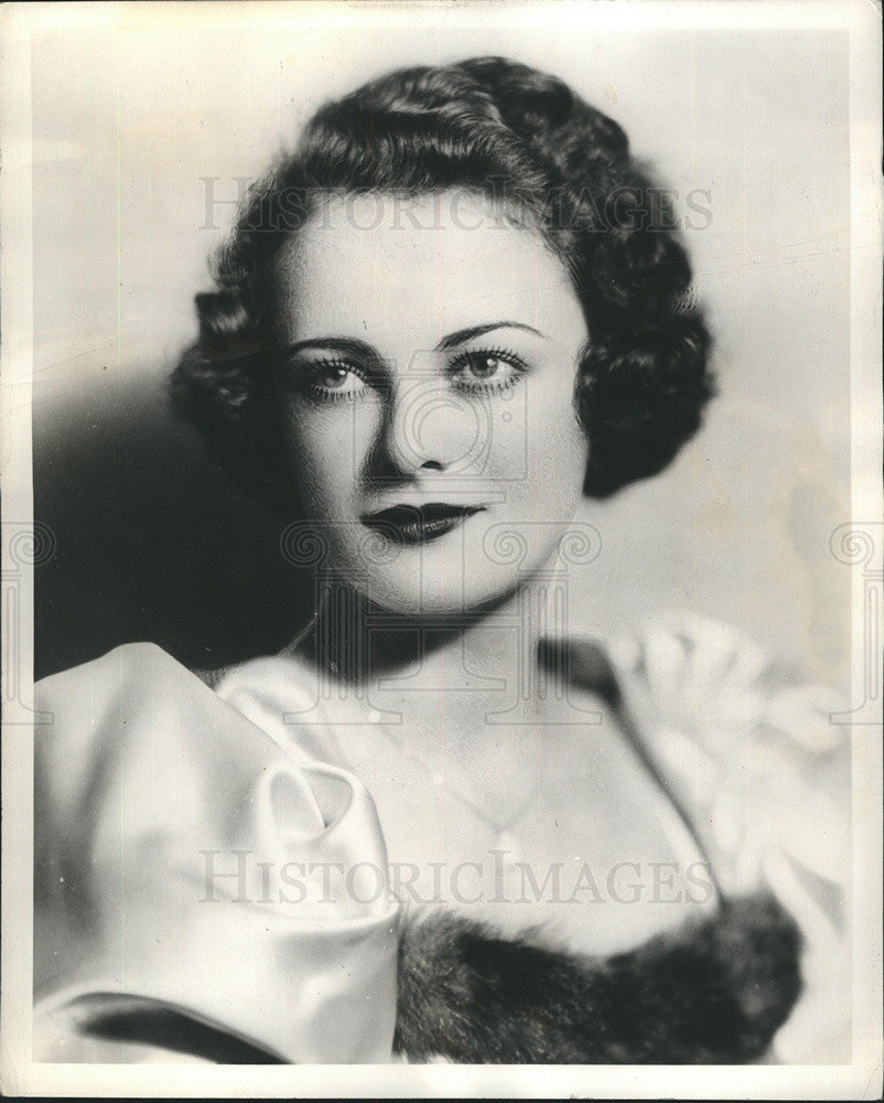 1937 Press Photo Miss Catherine Campbell Daughter of Morton Campbell  of Atlanta - Historic Images