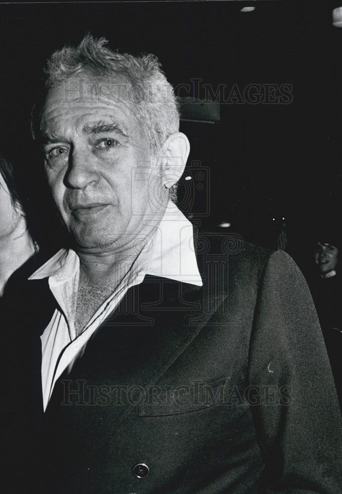 Press Photo Movie director Norman Mailer at Coolidge Corner theater - Historic Images