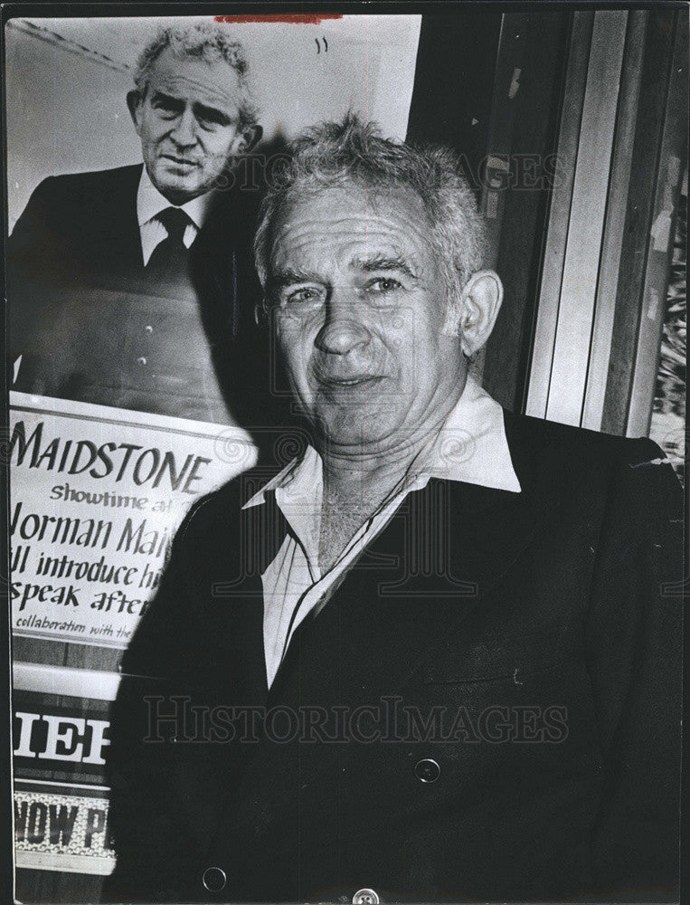 Press Photo Norman Mailer - Historic Images