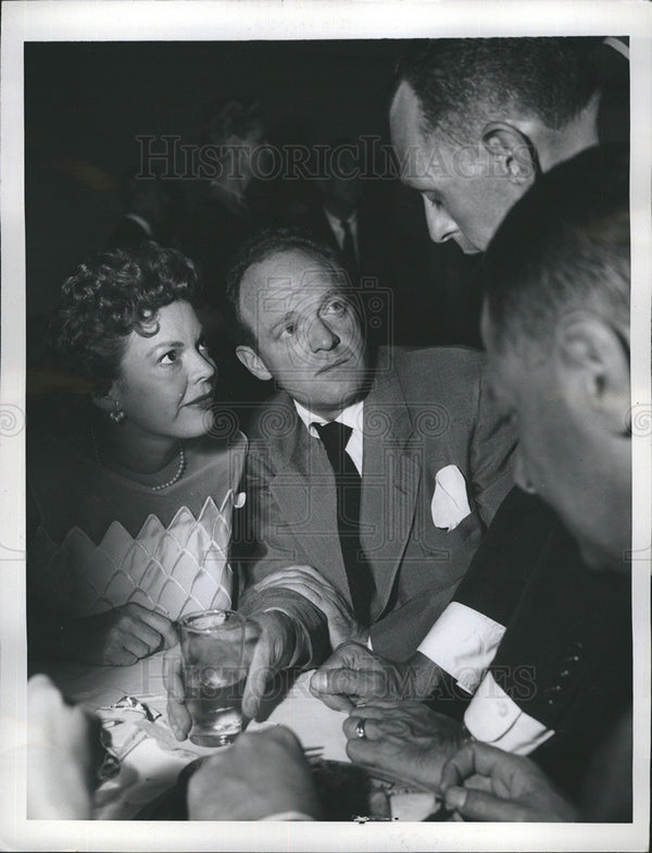 Press Photo Van Heflin and Wife, Frances, at Hollywood Party - Historic ...