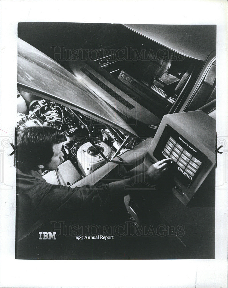 1986 Press Photo International Business Machines IBM - Historic Images