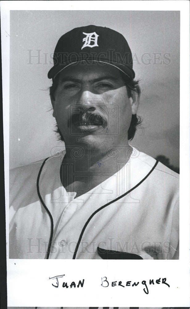 1983 Press Photo Detroit Tigers Juan Berenguer - Historic Images