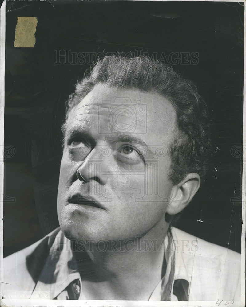1952 Press Photo Actor Van Heflin - Historic Images