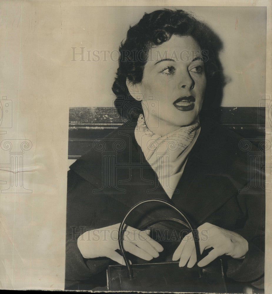 1954 Press Photo Heddy Lamarr - Historic Images