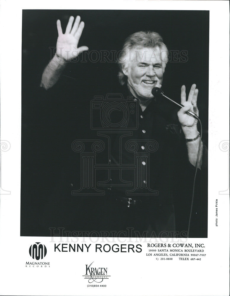 1997 Press Photo Kenny Rogers - Historic Images