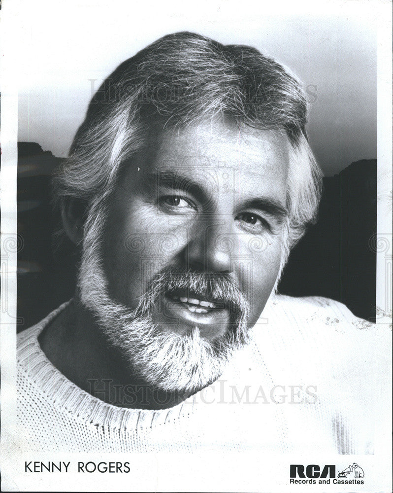 Press Photo Kenny Rogers/Singer/Songwriter/Actor/Record Producer - Historic Images