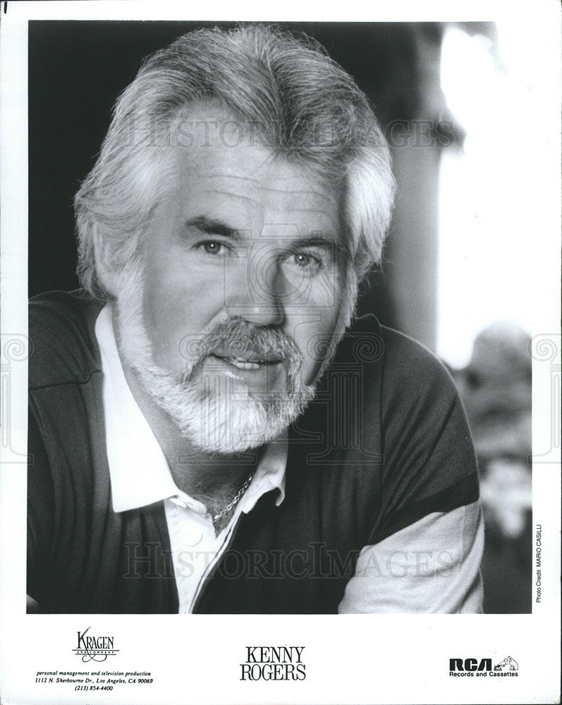 Press Photo Kenny Rogers - Historic Images