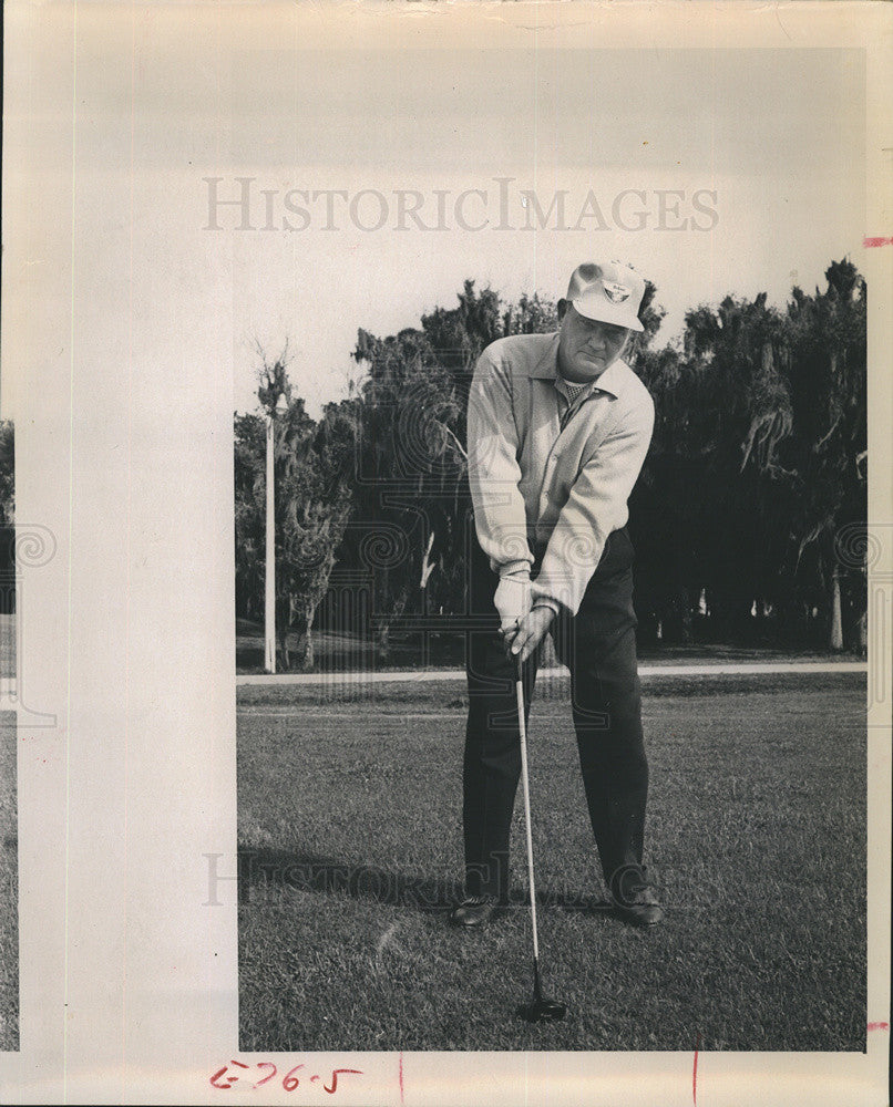 1964 Press Photo Johnny Mize- Baseball Sluger to Golf Slugger - Historic Images