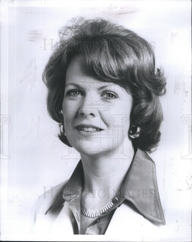 Press Photo Kathleen Sullivan American Television Journalist Reporter - Historic Images