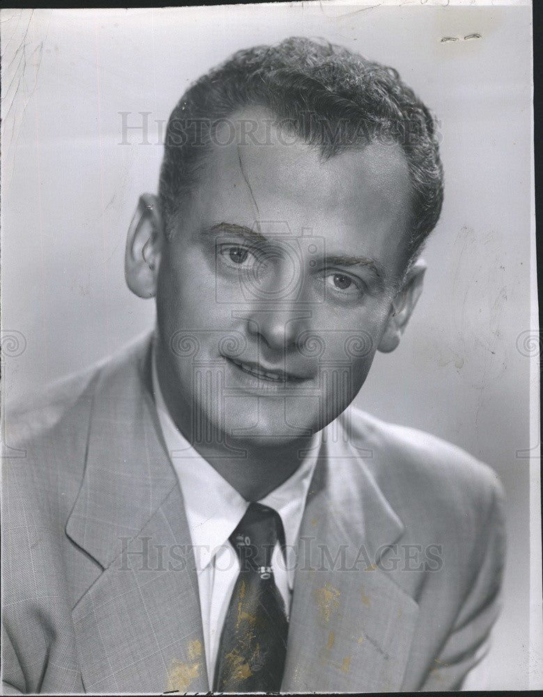 1954 Press Photo Art Carney/Actor/Radio - Historic Images