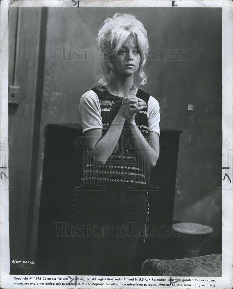 1972 Press Photo Goldie Hawn - Historic Images