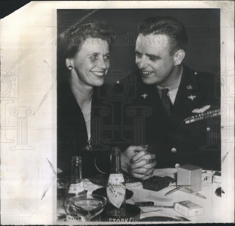 1944 Press Photo Colonel Roosevelt &amp; His Sister Mrs John Boettiger - Historic Images